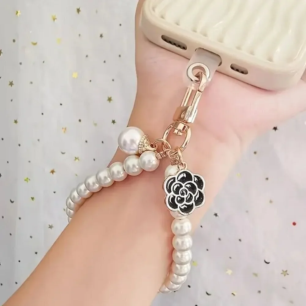 Imitation Pearl Bracelet Mobile Phone Lanyard